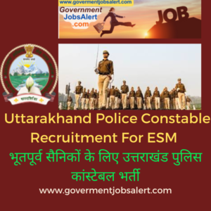 Uttrakhand Police constable