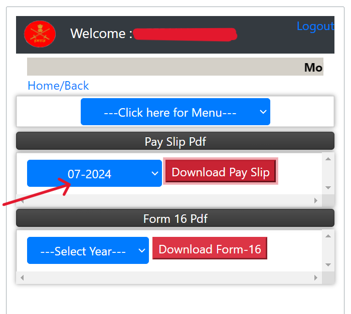 Hamraaz Payslip download Jul 24