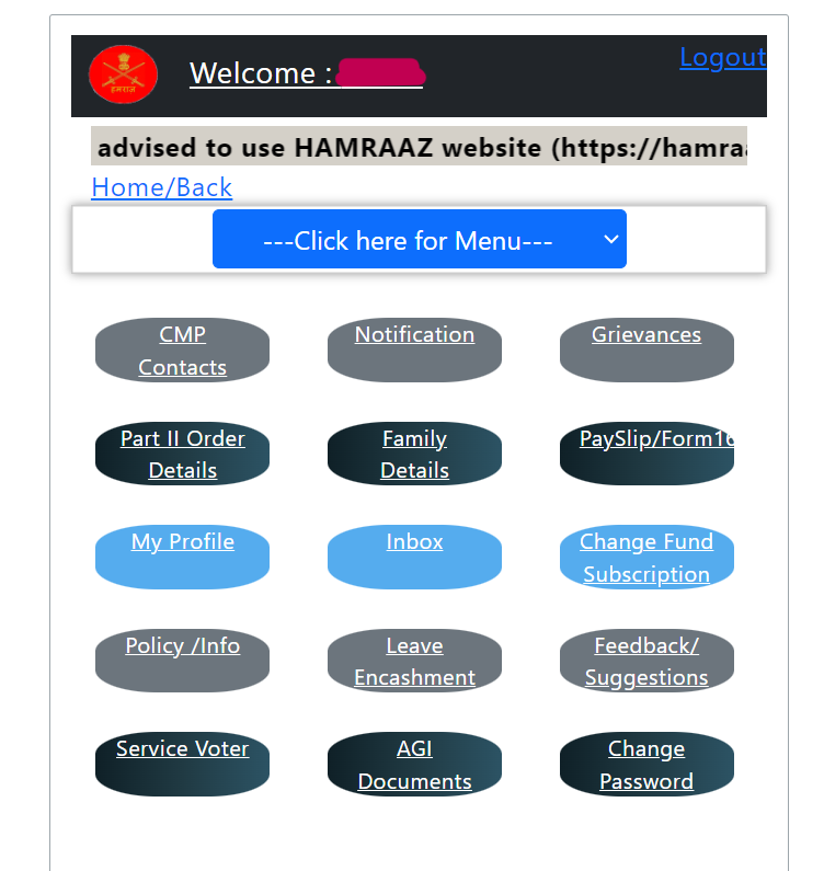 Hamraaz Web Portal