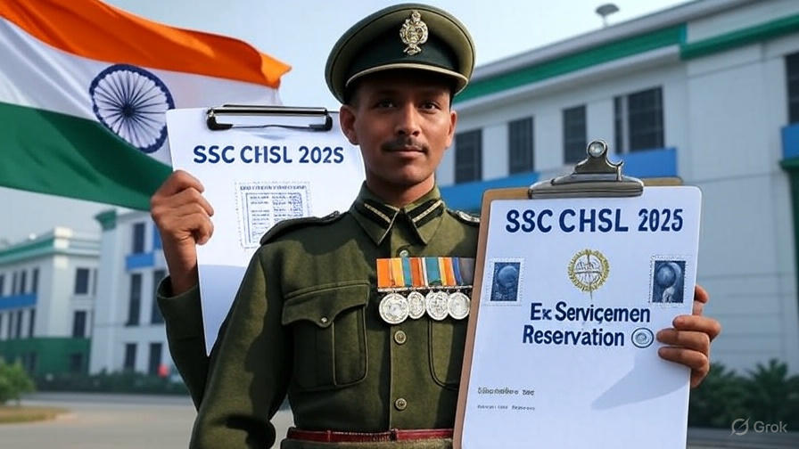 SSC CHSL 2025: Special Job Opportunity for Ex-Servicemen in Government Departments