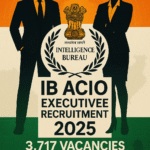 IB Recruitment 2025 for Ex-Servicemen