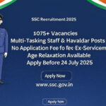 Golden Opportunity for Ex-Servicemen in SSC Multi-Tasking Staff & Havaldar Recruitment 2025