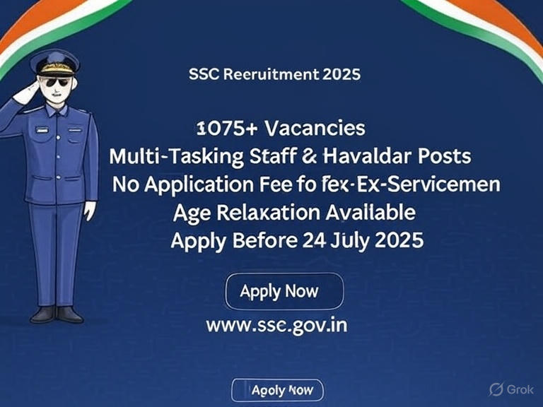 Golden Opportunity for Ex-Servicemen in SSC Multi-Tasking Staff & Havaldar Recruitment 2025