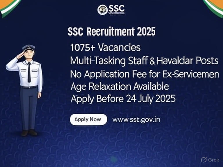 Golden Opportunity for Ex-Servicemen in SSC Multi-Tasking Staff & Havaldar Recruitment 2025